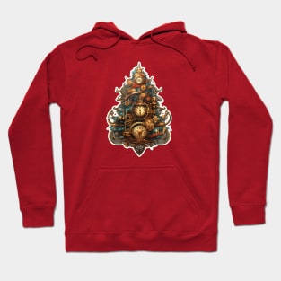 Christmas tree steampunk Hoodie